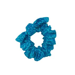 Scrunchies in Aqua Splash Batik