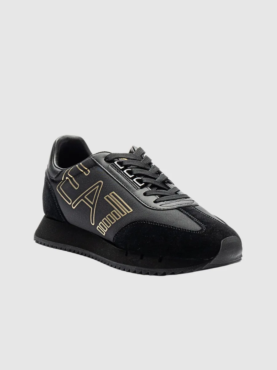 SNEAKERS GOLD LOGO EA7 EMPORIO ARMANI