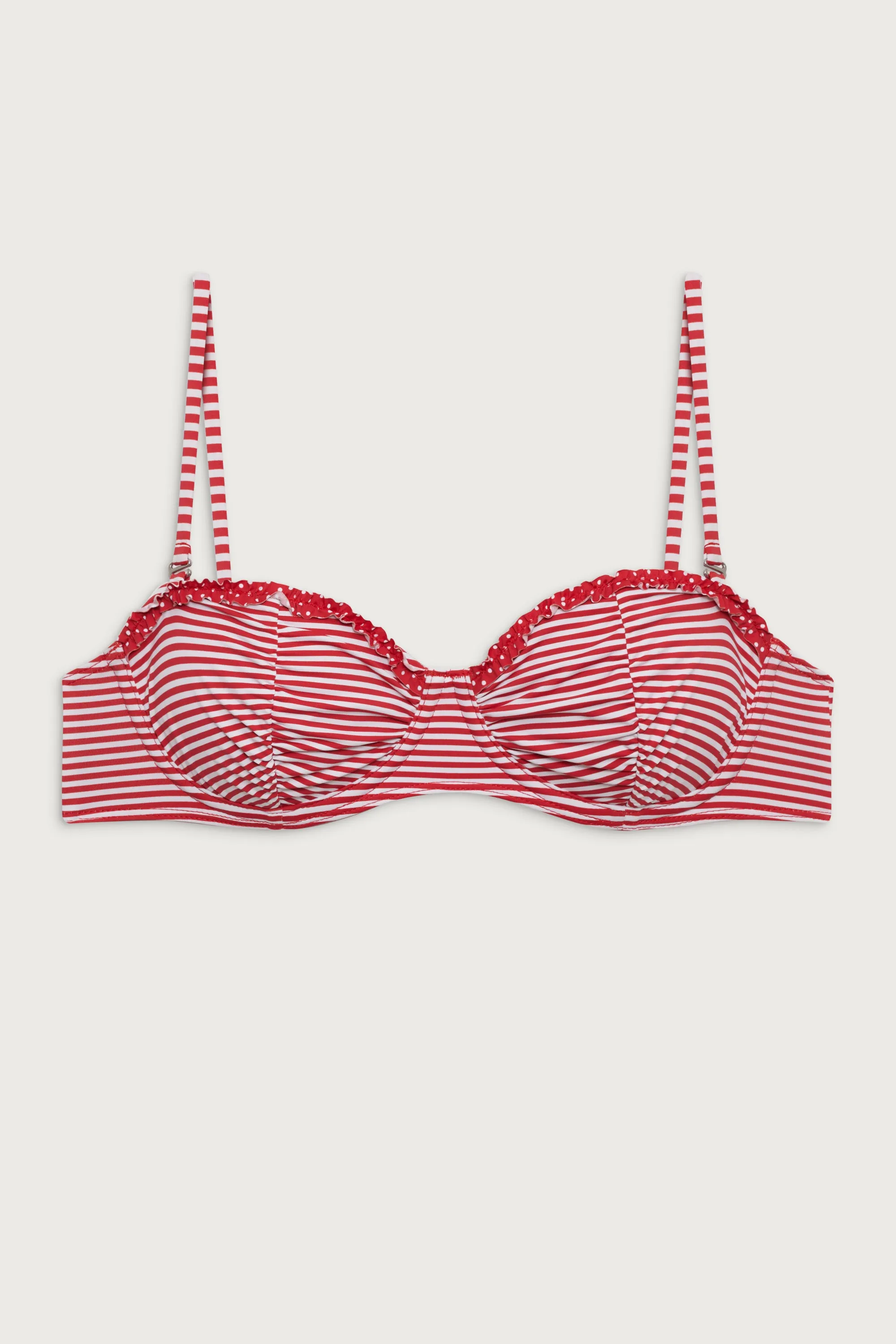 Sweetwater Underwire Bikini Top - Scarlet Stripe