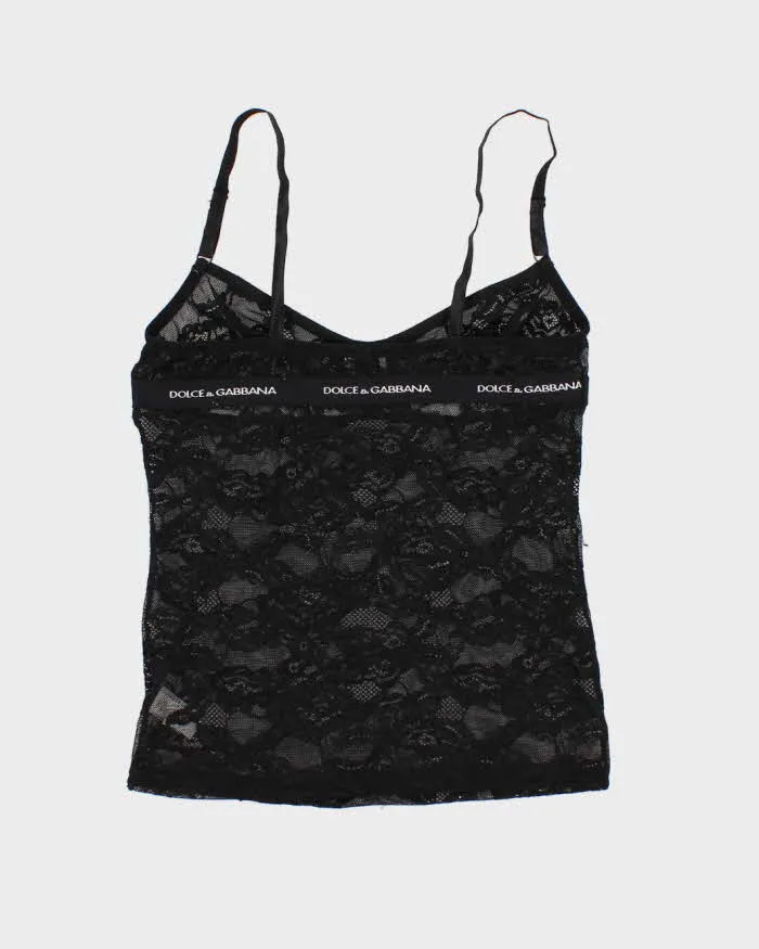 Vintage 90s/00s Dolce & Gabbana Lace Camisole - XS