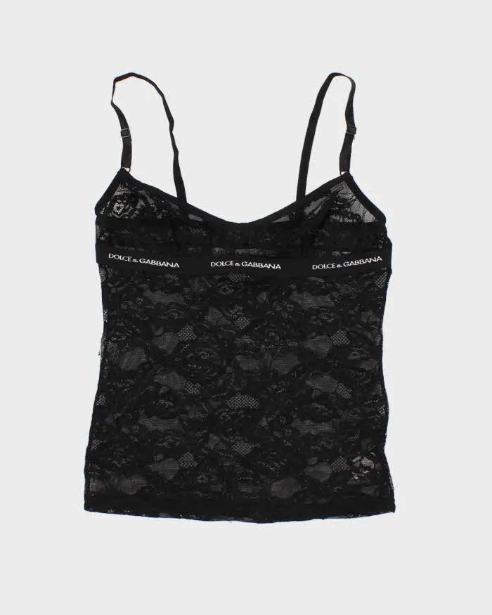 Vintage 90s/00s Dolce & Gabbana Lace Camisole - XS