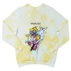 Vuitton Tie Dye Crewneck (Yuzu) /D18